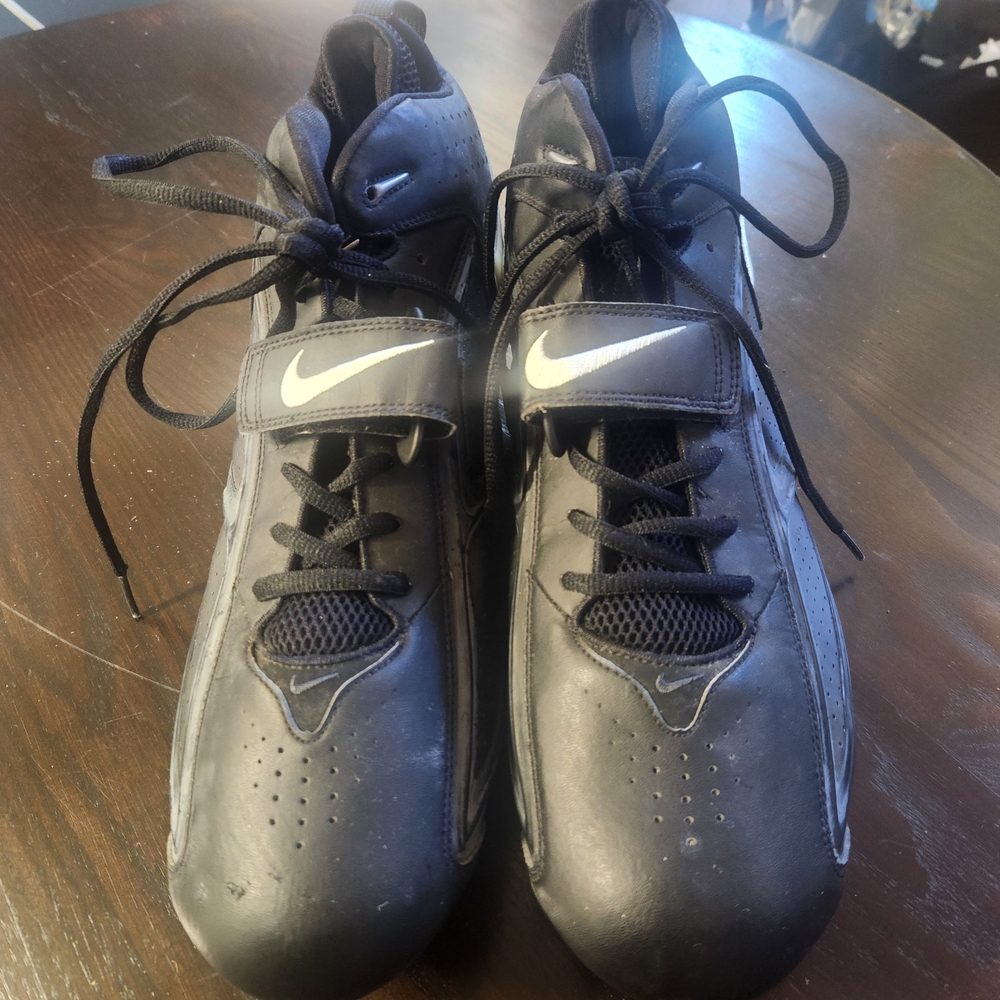 Nike Black High-Tops with White Swoosh